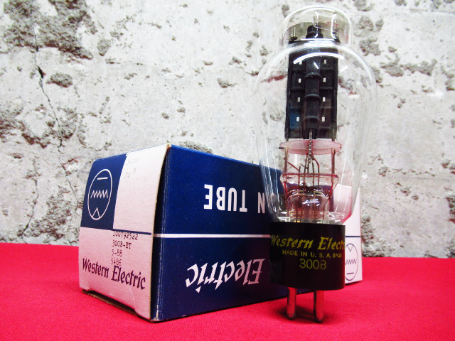 未使用保管品 Western Electric ウェスタンエレクトリック 300B 真空管 1本 コード8826 1988年26週 元箱付き 現状品 管理7k0919E-H10