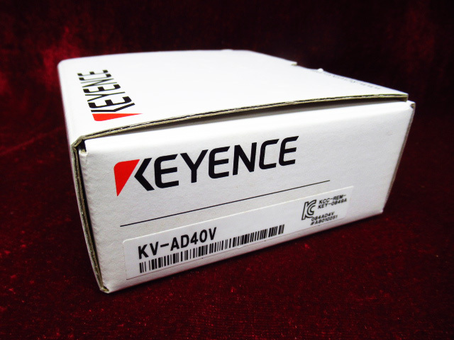 新品未使用 KEYENCE キーエンス KV-AD40V A/D変換ユニット アナログ入力4ch 管理8k0319U-I3
