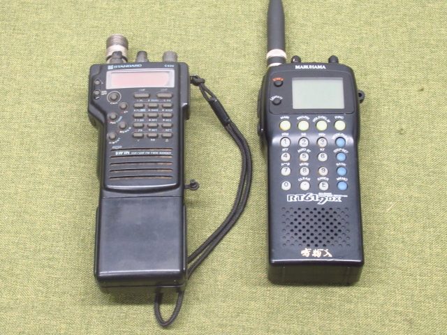 ジャンク品 STANDARD スタンダード C520 / MARUHAMA マルハマ RT-619DX 無線機 ハンディ トランシーバー 管理8H0327B-A5