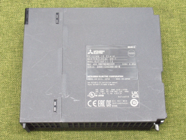 動作未確認 現状品 MITSUBISHI 三菱電機 QJ71GF11-T2 CC-Link IEフィールドネットワーク マスタ局／ローカル局 管理8H0330G-A6