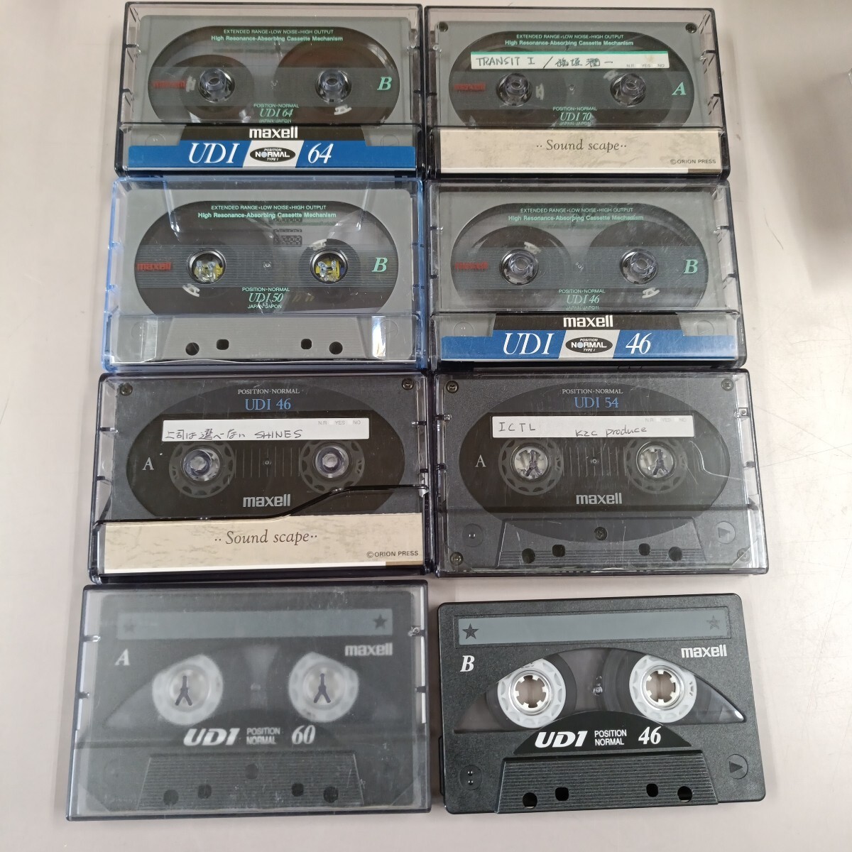 中古 カセットテープ maxell マクセル UDI 8本セット