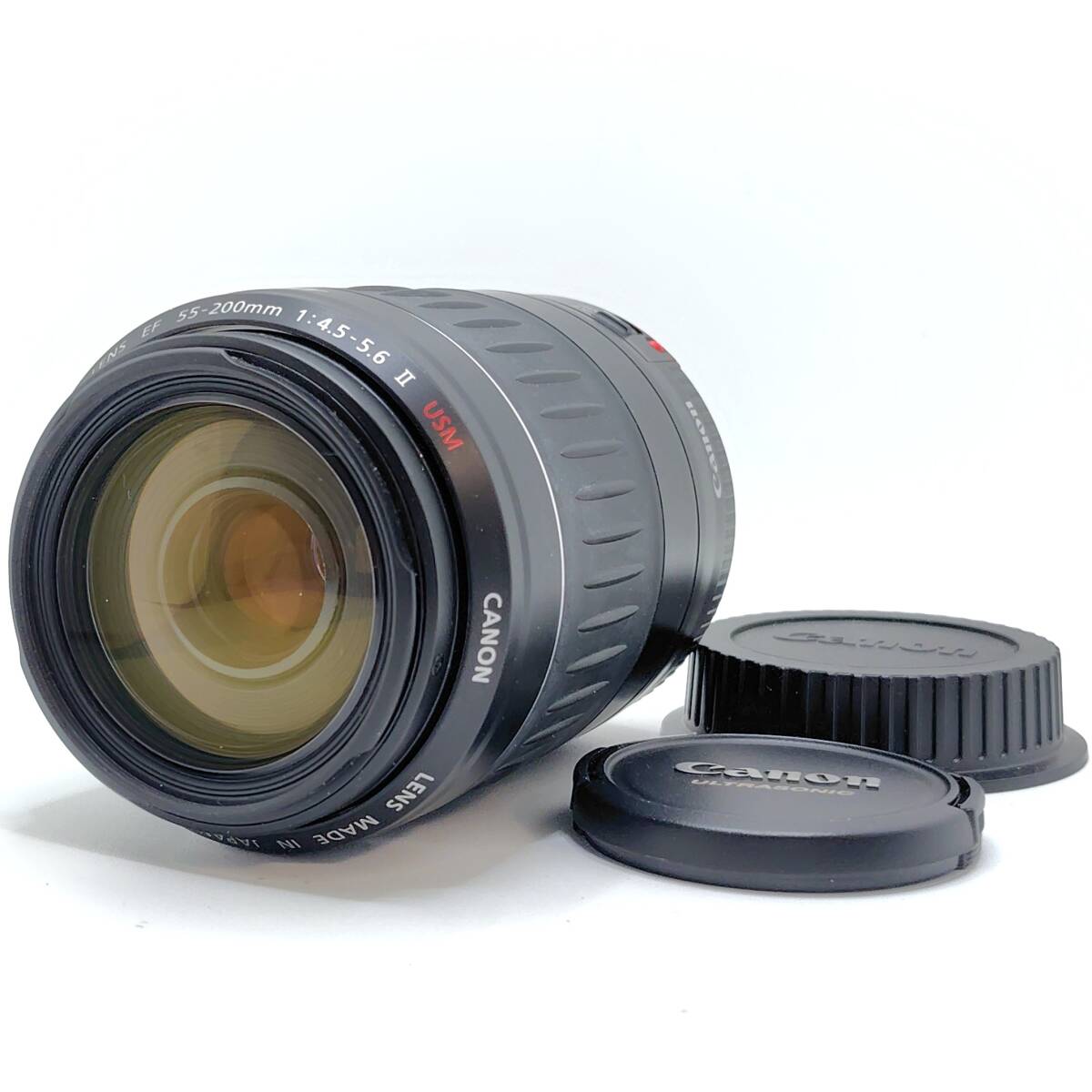 光学美品 Canon キャノン 55-200mm F4.5-5.6 Ⅱ USM Ultrasonic レンズ 動作確認済み