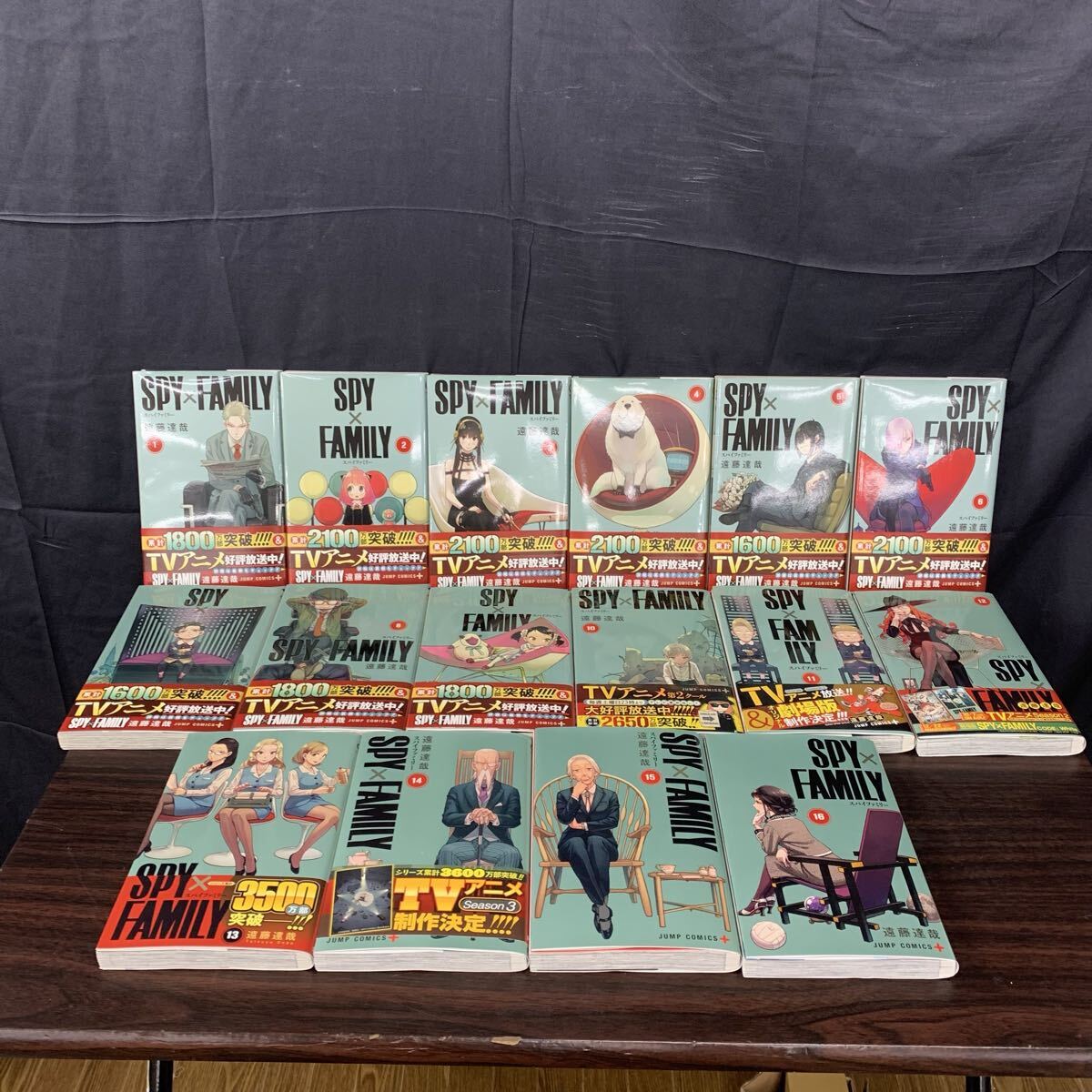 M SPY×FAMILY スパイファミリー 1〜16巻まとめ ジャンプコミックス 漫画 マンガ 集英社 遠藤達哉