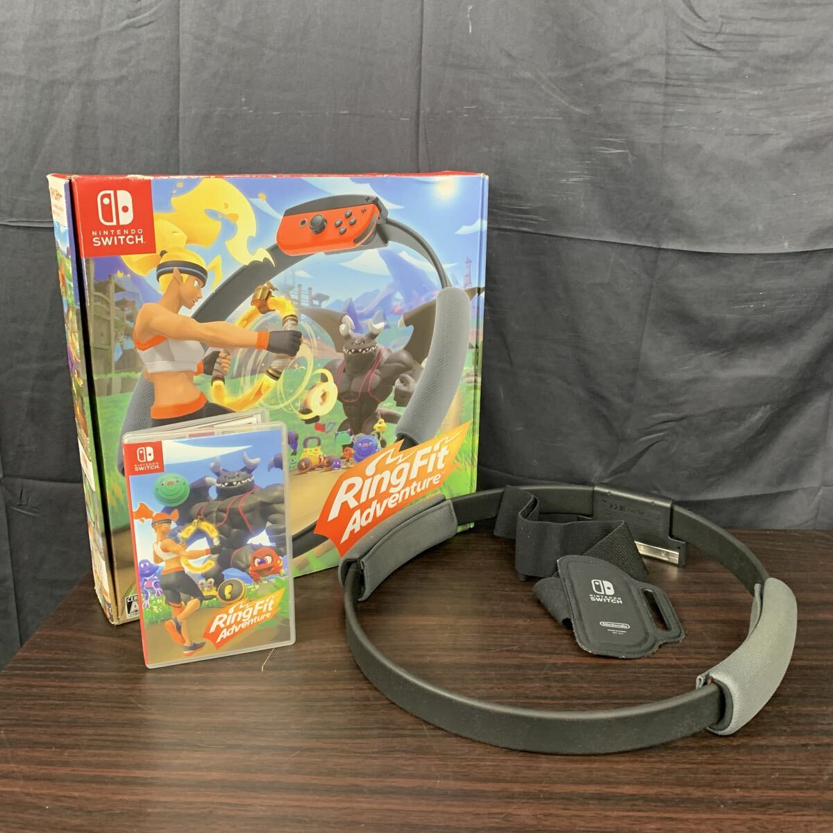 ● 任天堂 Nintendo Switch専用ソフト リングフィットアドベンチャー 箱/リングコン付属 スイッチソフト