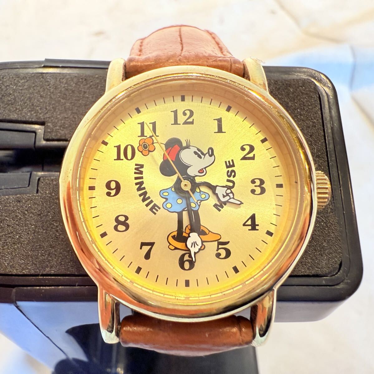 ミニーマウス　ディズニー 腕時計 Disney 不動　ジャンク
