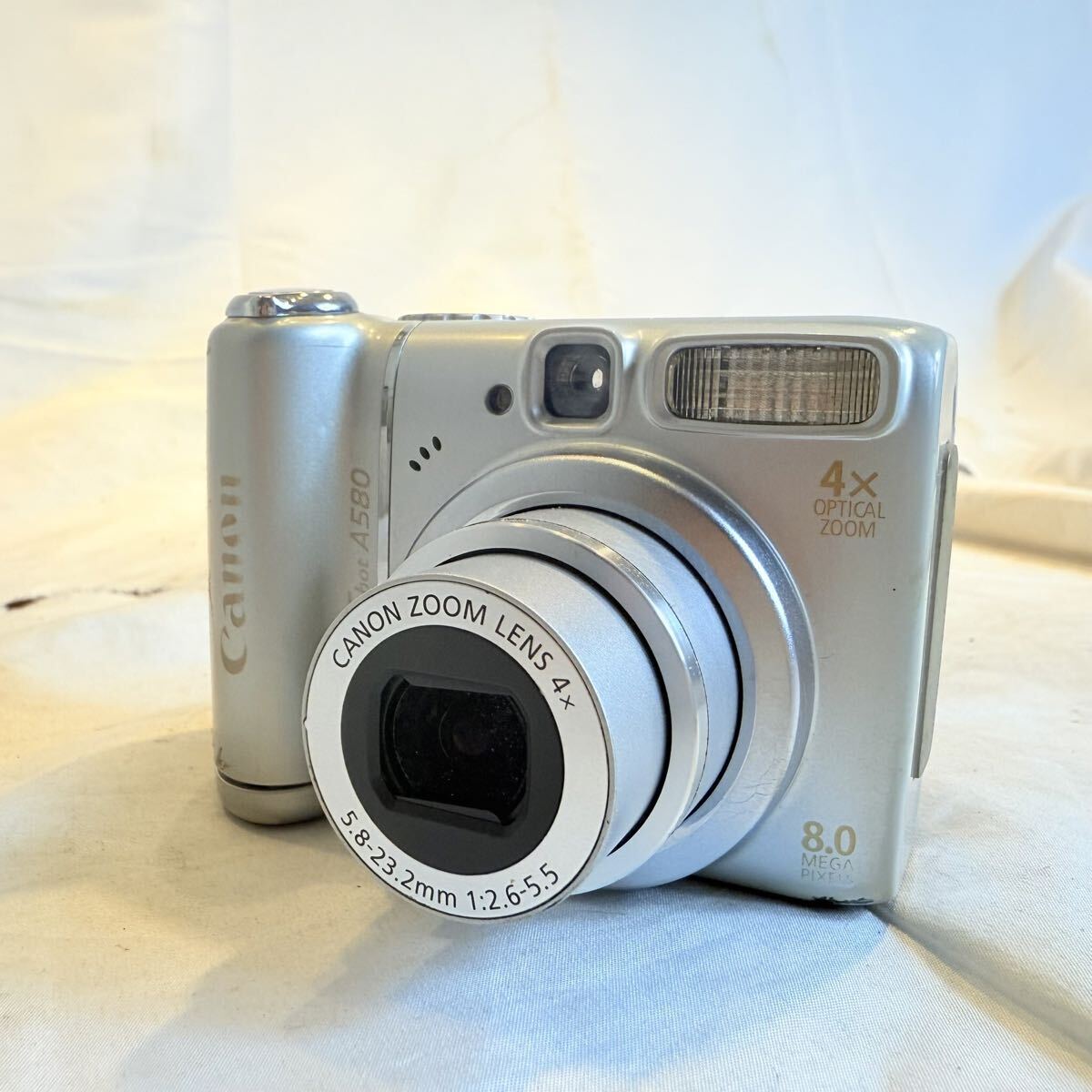 Canon キャノン Power Shot A580 PC1264 コンパクトデジタルカメラ デジカメ シルバー