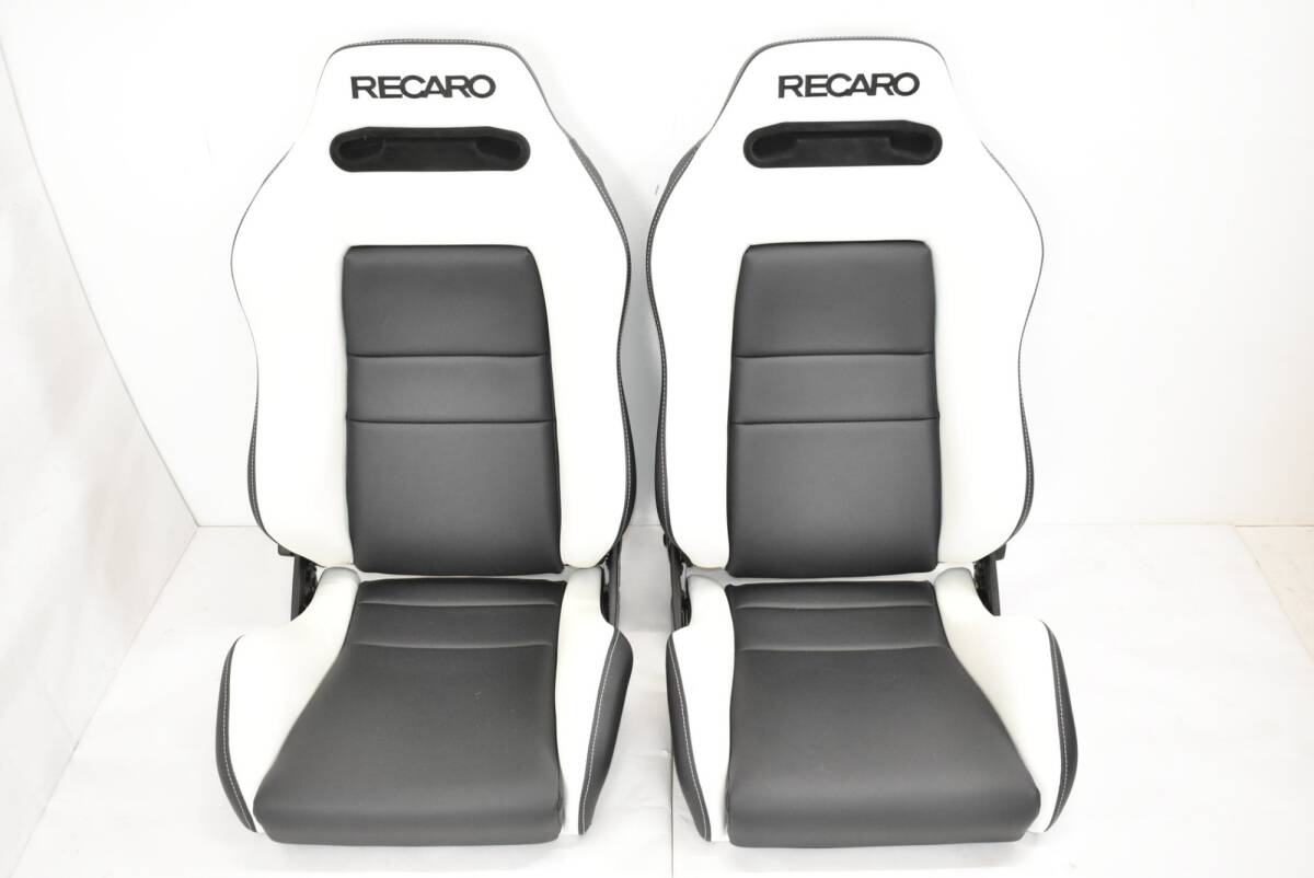 レカロ シート SR-3 2脚セット セミバケット フェイクレザー カーパーツ RECARO IT4ZYVCBJFGY-T88-byebye