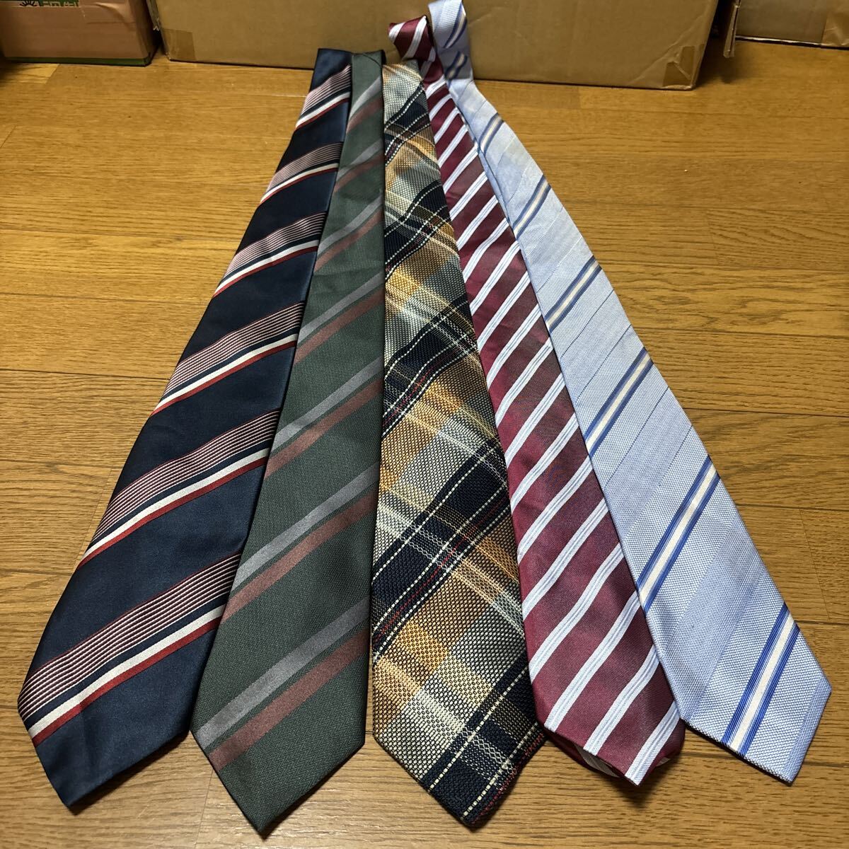 ネクタイ5本セット　ストライプ柄