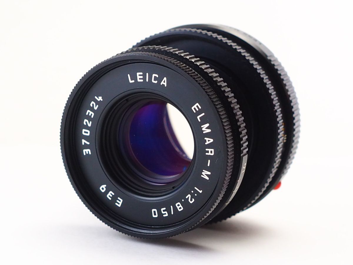 ★良品★ ライカ LEICA ELMAR-M 50mm F2.8 E39 最終後期型 ブラック #Z1727