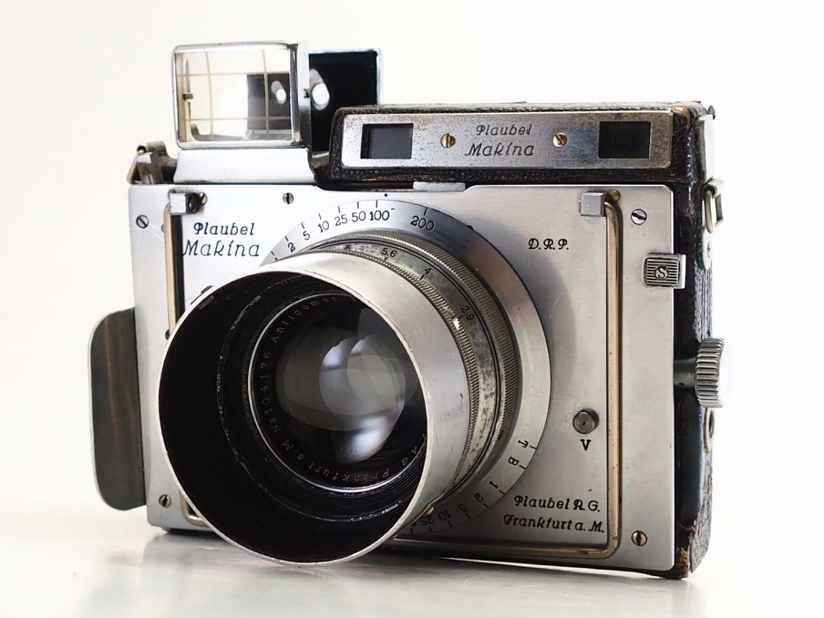 ★訳あり実用品★ プラウベルマキナ PLAUBEL MAKINA D.P.R ANTICOMAR 10cm F2.9 ★シャッターOK！ #Z1853