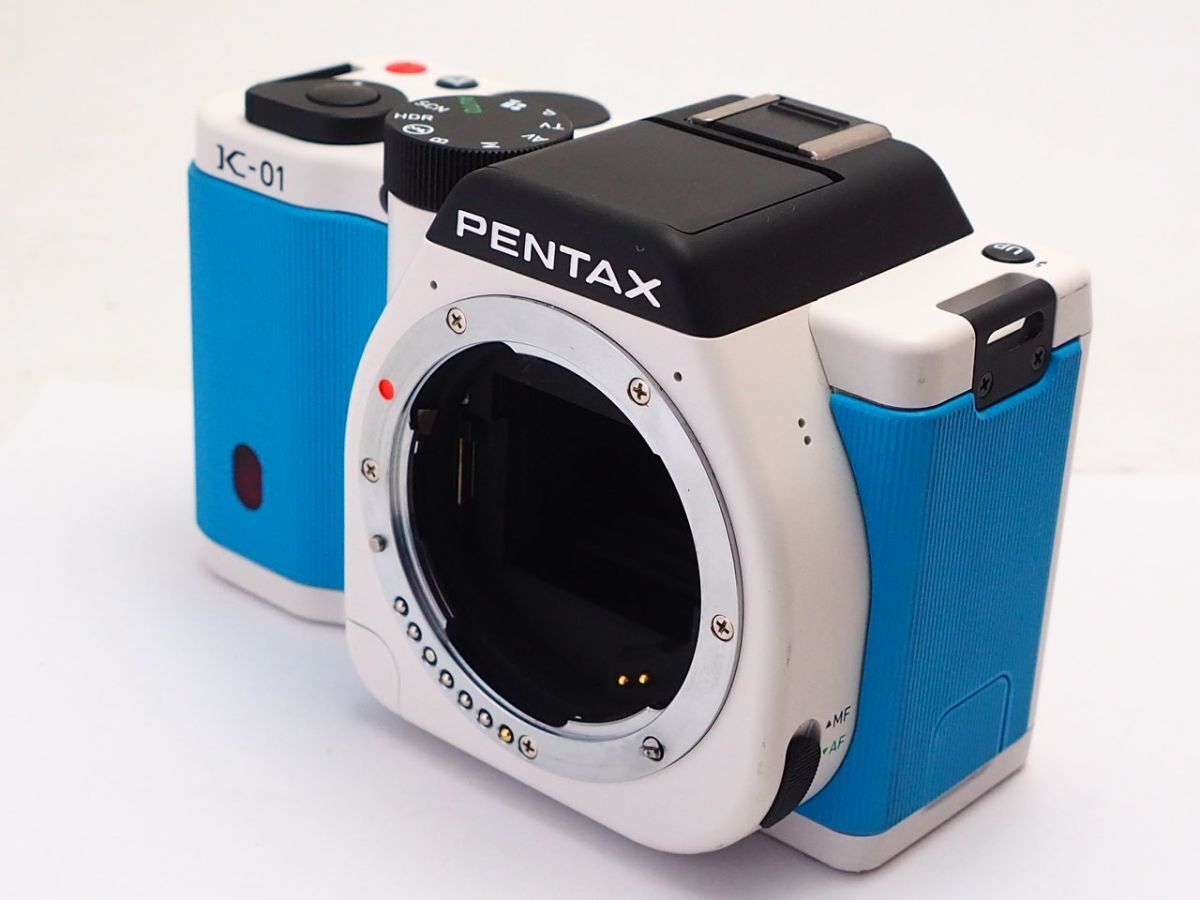 ★訳あり実用品★ ペンタックス PENTAX K-01 ボディ ★シャッターOK！/回数1823枚 /黒死病 #Z1866
