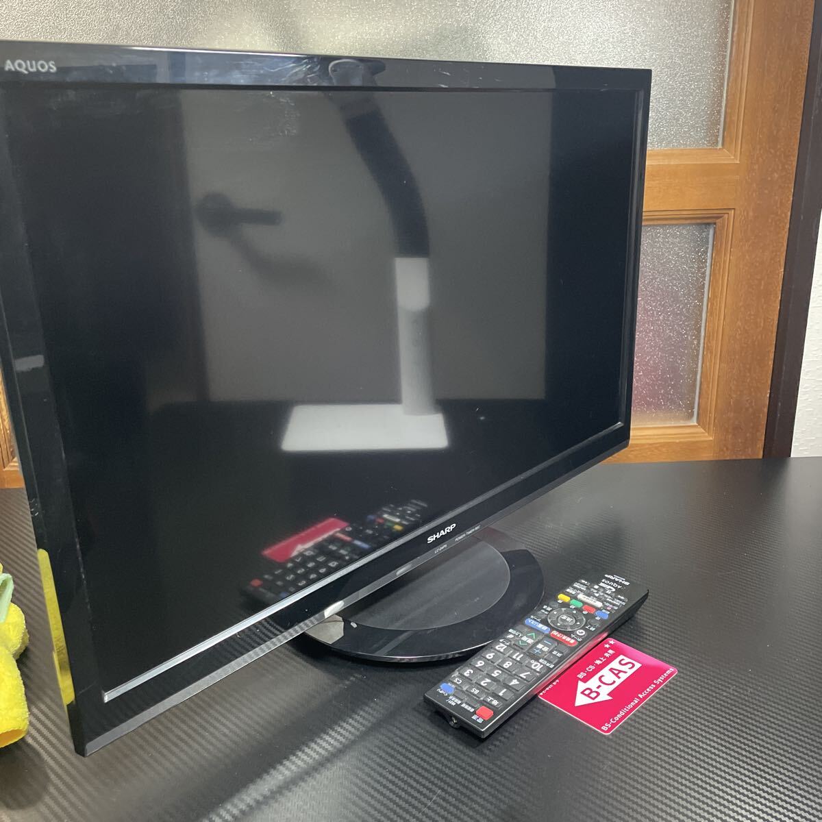 SHARP シャープ 24型 液晶テレビ LC-24P5 リモコン・B-CASカード付 動作確認済み アクオス ブラック AQUOS