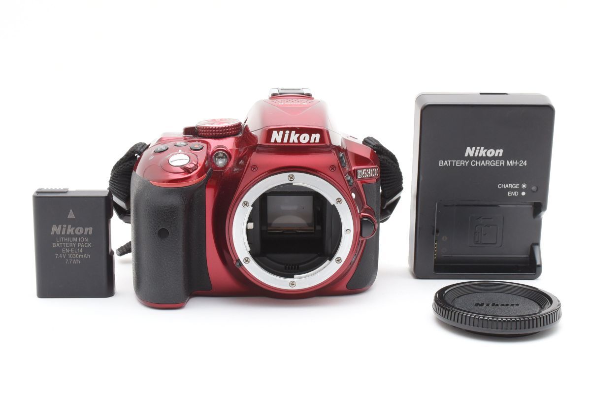 V021003★ニコン nikon D5300 レッド