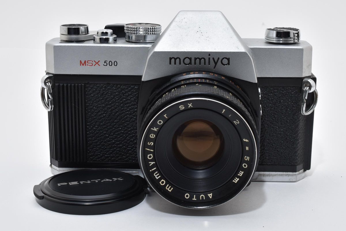 IK030186★マミヤ MAMIYA MSX500 ボディ sekor sx 50mm F2 レンズセット