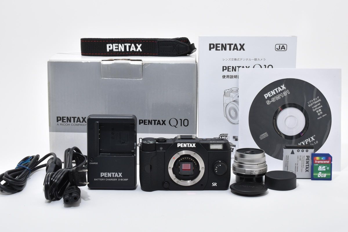 IK030341★ペンタックス PENTAX Q10 ボディ 04 TOY LENS WIDE レンズセット