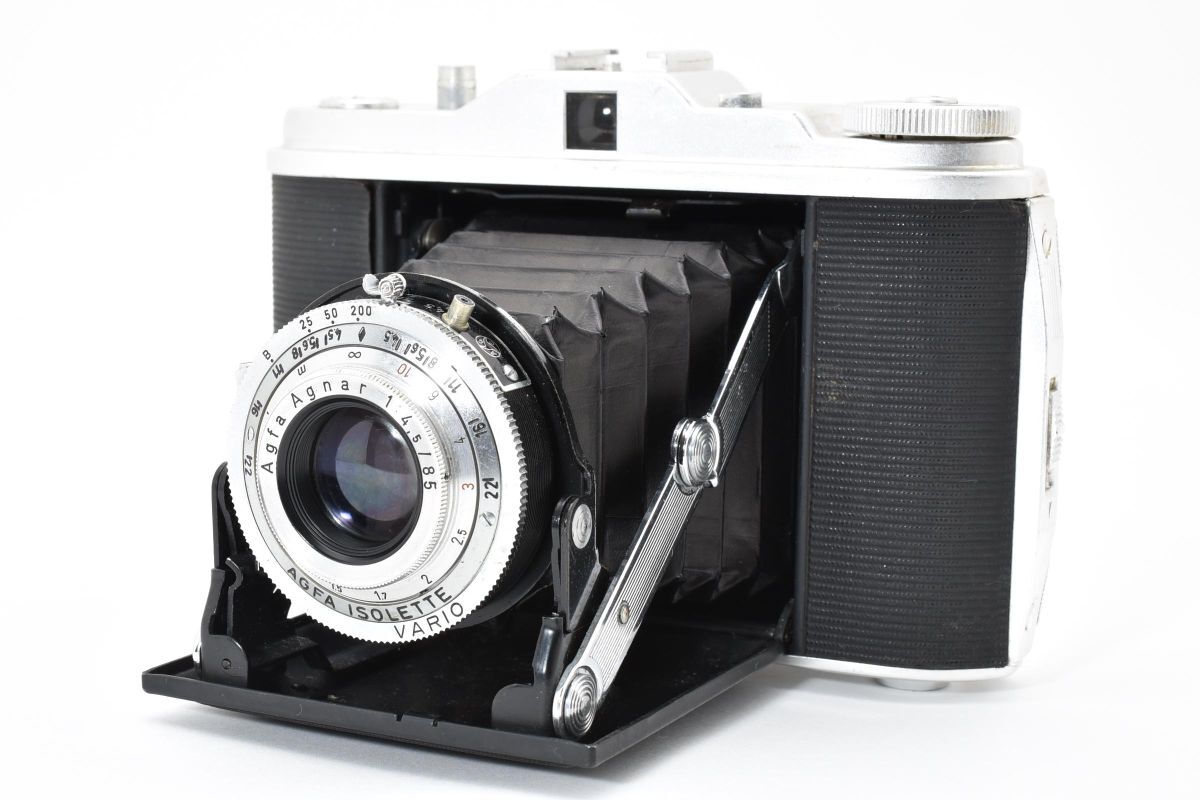 IK030429★アグファ　Agfa Isolette II Agnar 85mm F4.5