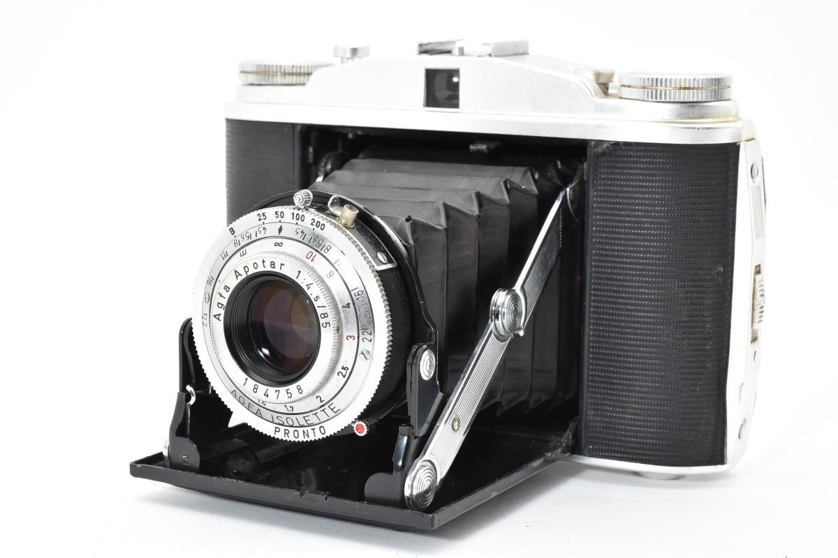 IK030440★アグファ Agfa Isolette apotar 85mm F4.5