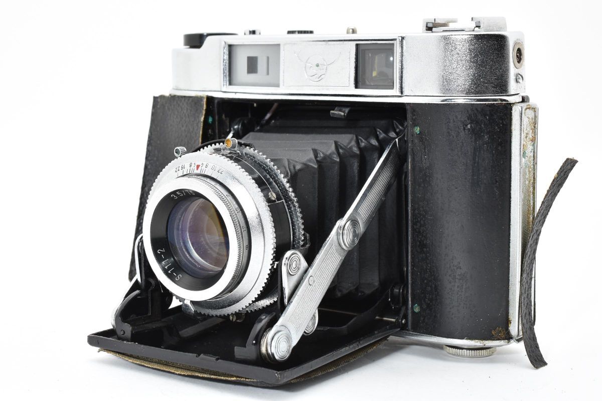 IK030443★Seagull 海鴎 203-1 75mm F3.5 蛇腹カメラ