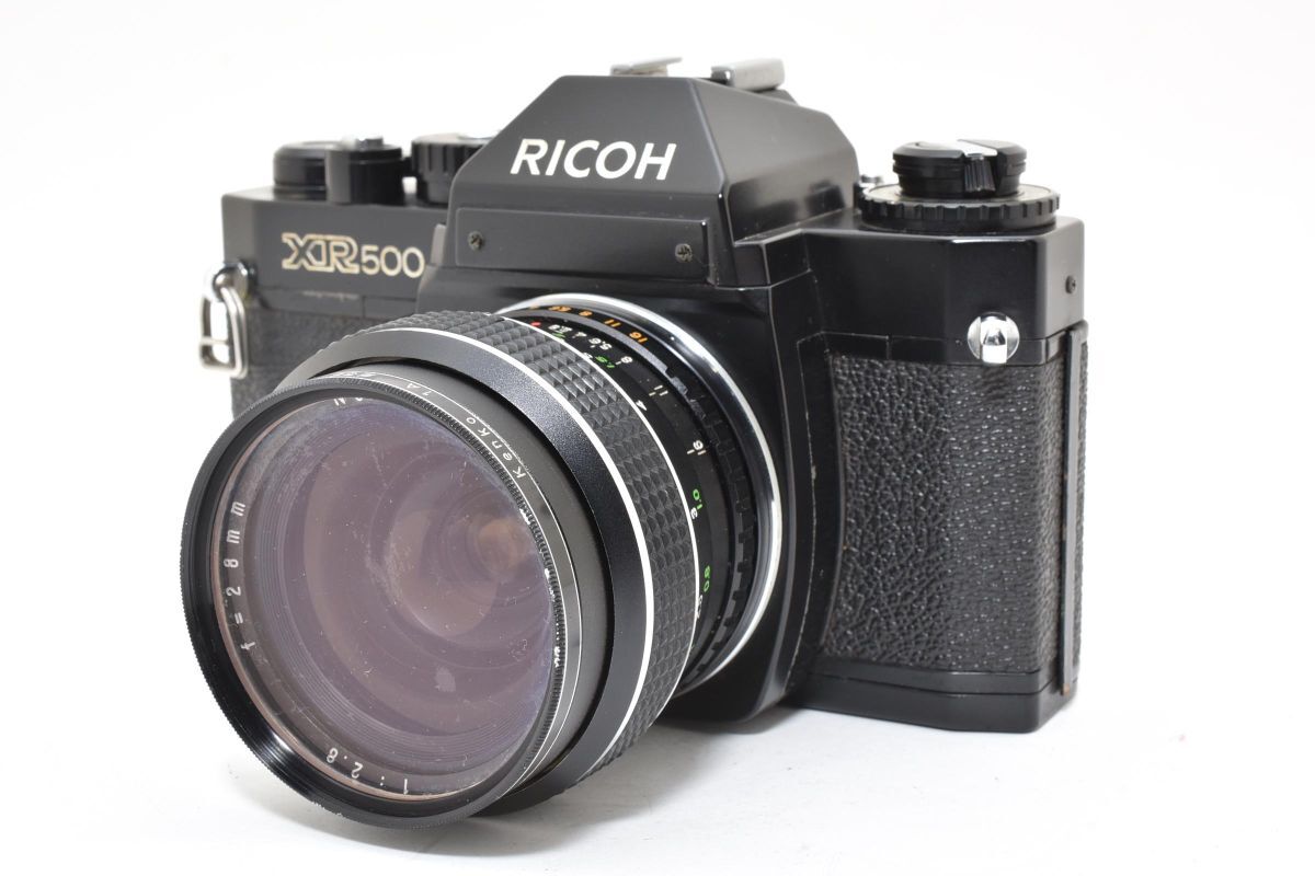 IK030389★リコーRICOH XR500 ボディ 28mm F2.8 レンズセット