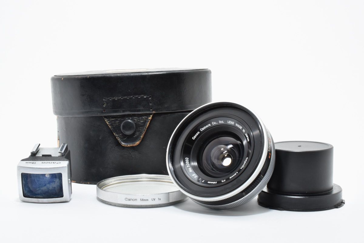SIK033016★キャノン Canon FL 19mm F3.5 ビューファインダー付