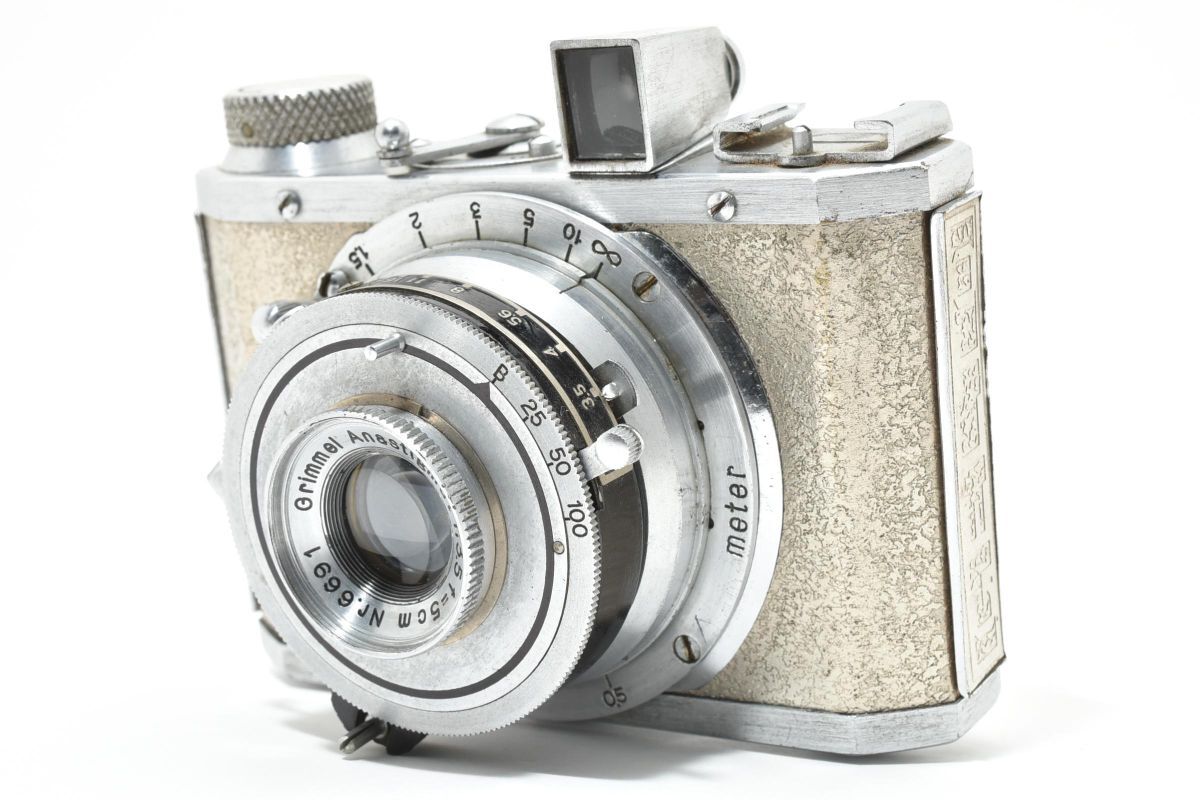 IK030156★GELTO-DIII Grimmel C. 5cm F3.5 シルバー