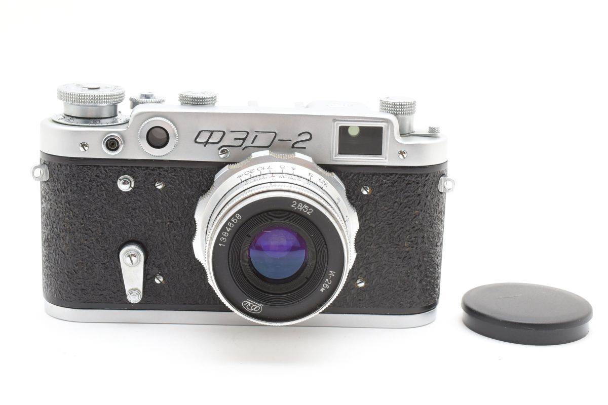 IK030064★ロシア製カメラ FED-2 N-26M 52mm F2.8 レンズセット