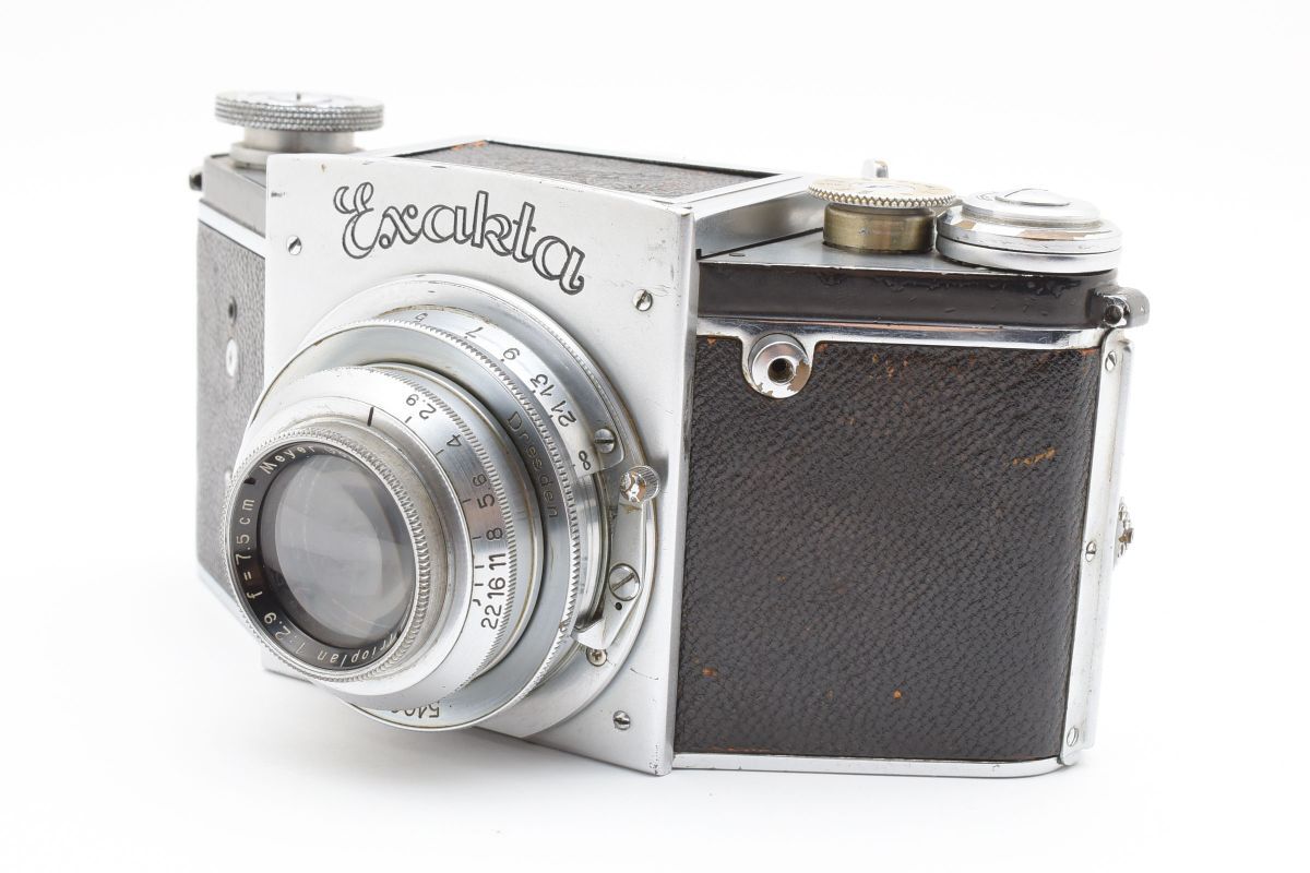 IK030096★ihagee Exakta Trioplan 7.5cm F2.9 レンズセット