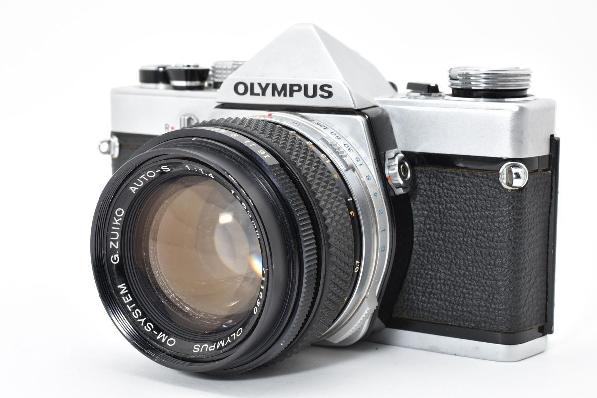 IK030124★オリンパス OLYMPUS OM-1 シルバー Auto-S 50mm F1.4