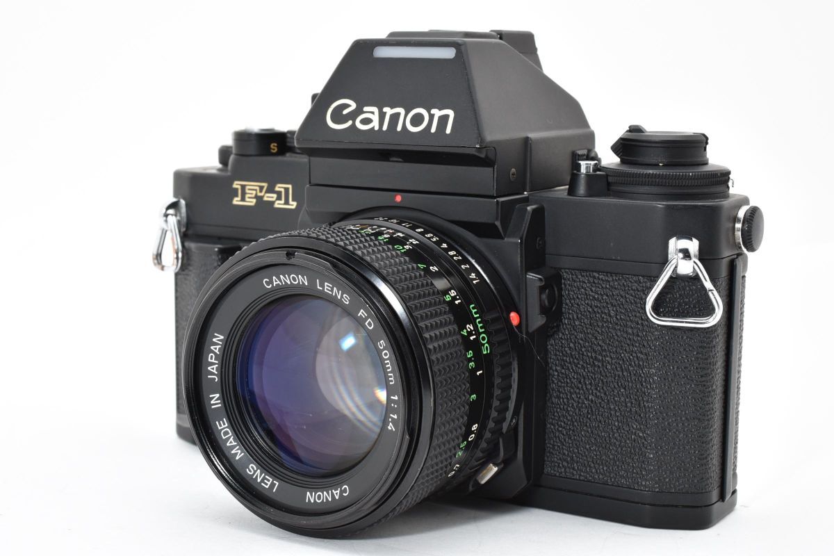 IK030122★キャノン Canon New F-1 AE New FD 50mm F1.4 レンズセット