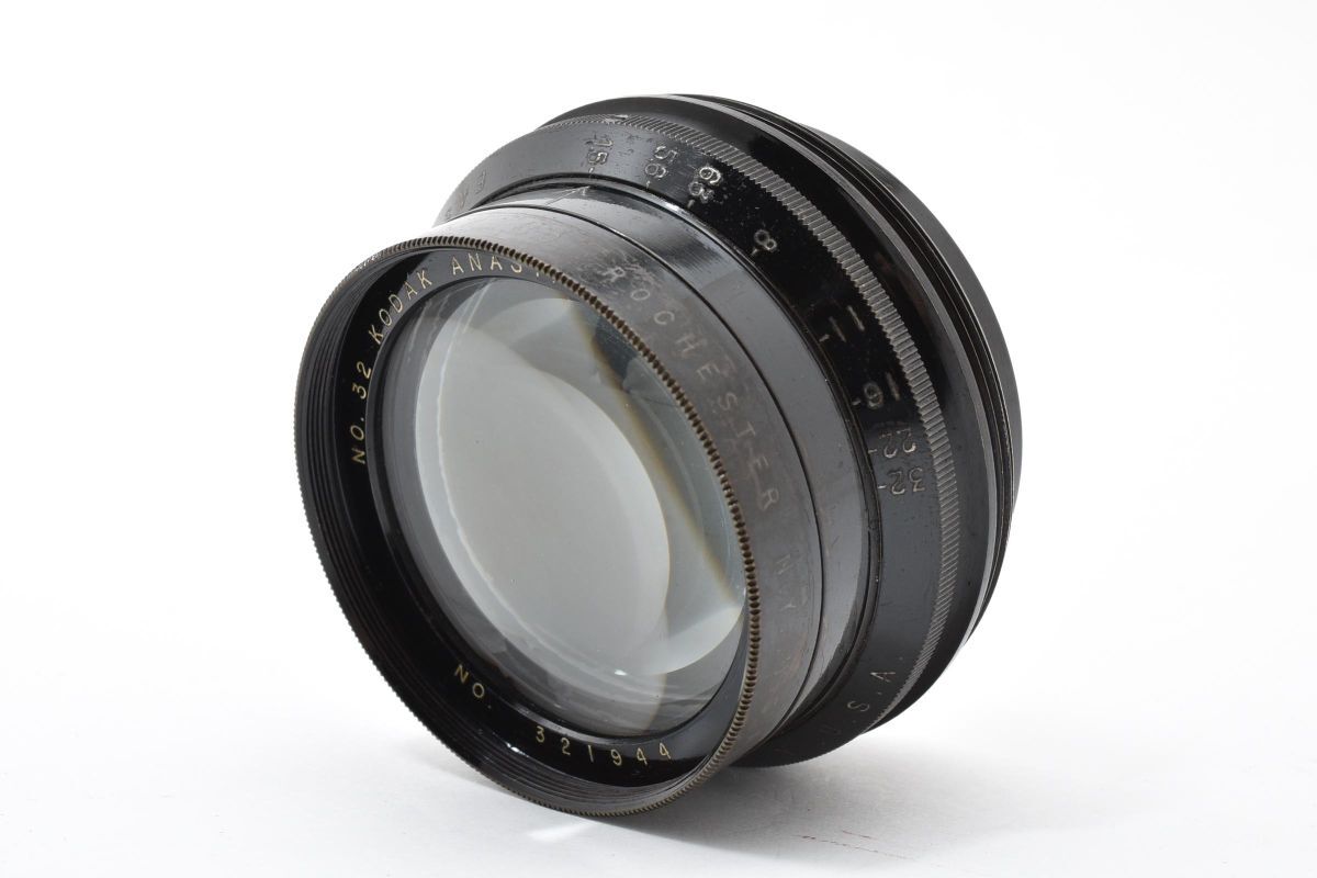 AB0095★コダック　KODAK ANASTIGMAT 6 3/8in F4.5 バレルレンズ