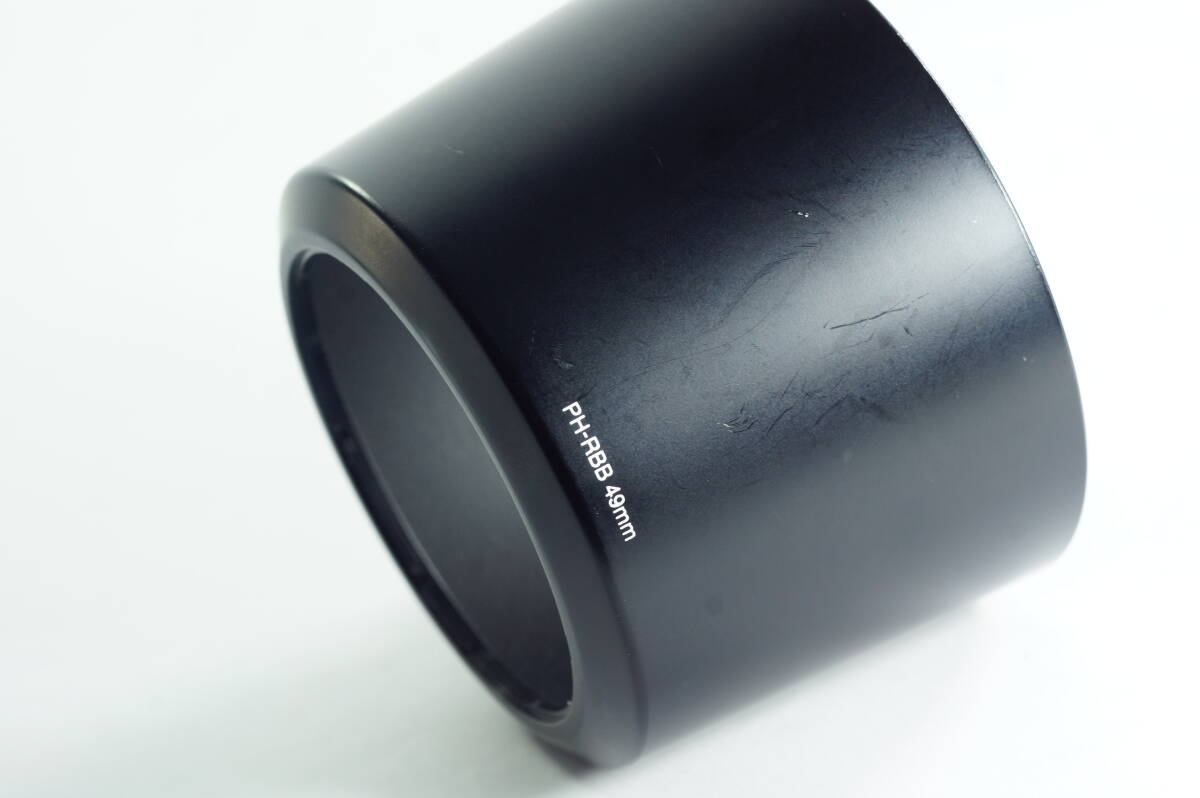PH1群『並品』PENTAX PH-RBB 49mm SMC PENTAX-D FA MACRO 100mm F2.8用 アサヒ ペンタックス レンズフード