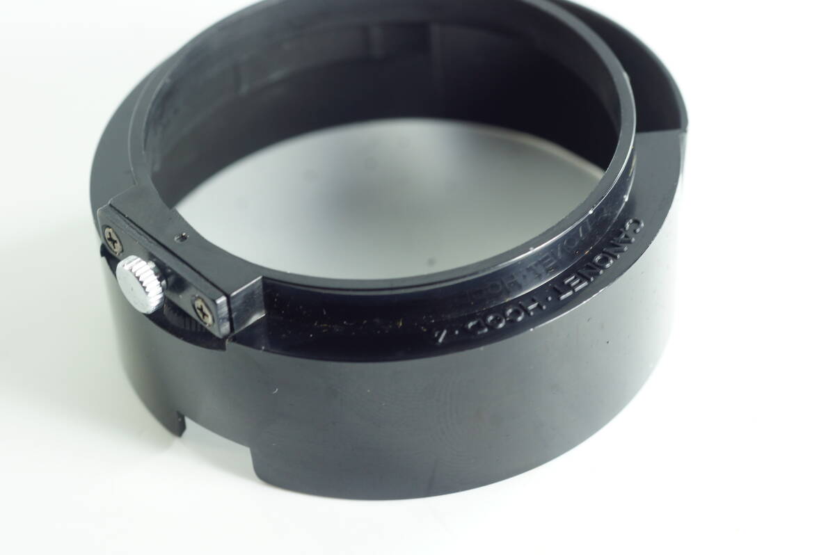 PH2群『おおむねキレイ』Canon CANONET HOOD4 キヤノネット QL17GIII用 レンズフード