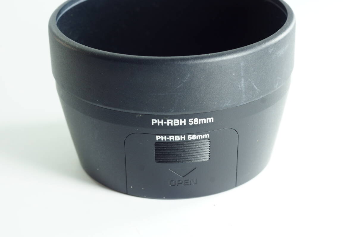 PH2群『おおむねキレイ』PENTAX PH-RBH 58mm SMC PENTAX-DA 55mm F1.4 SDM用 レンズフード