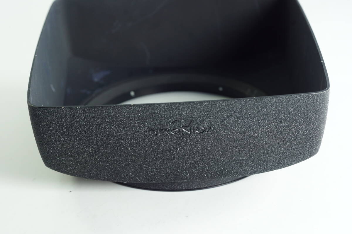 PHBIG『キレイ』 Zenza BRONICA ゼンザブロニカS2／EC 広角50mm F2.8用 内径80mm カブセ式 角型メタルフード