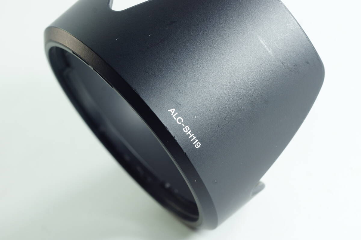 PH3群『並品』 SONY ALC-SH119 DT 18-135mm F3.5-5.6 SAM SAL18135用 レンズフード LENS HOOD SHADE