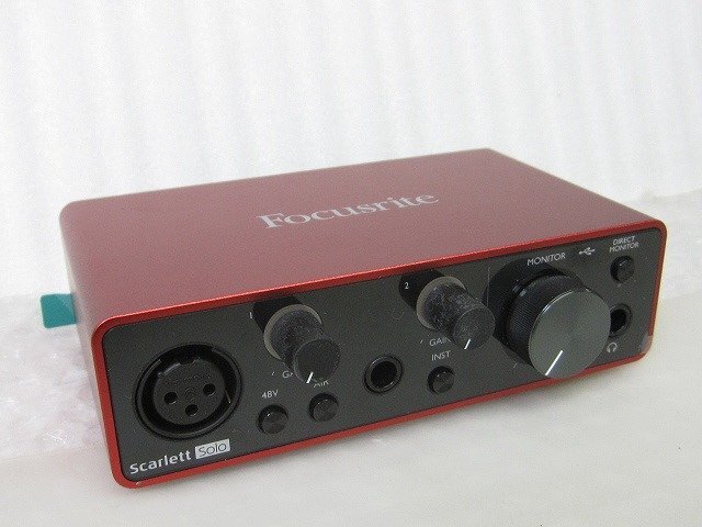PK29959S★Focusrite★オーディオインターフェース★Scarlett Solo★通電OK★