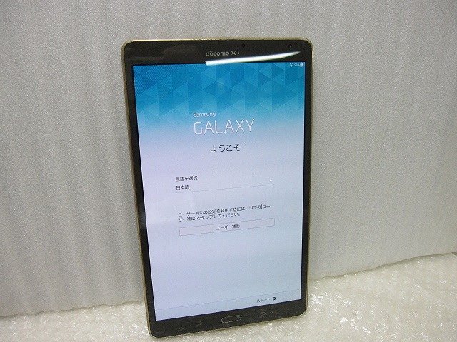 PK30175S★docomo★Galaxy Tab S 32GB 本体のみ★SC-03G SM-T707D★初期化済み★判定〇★