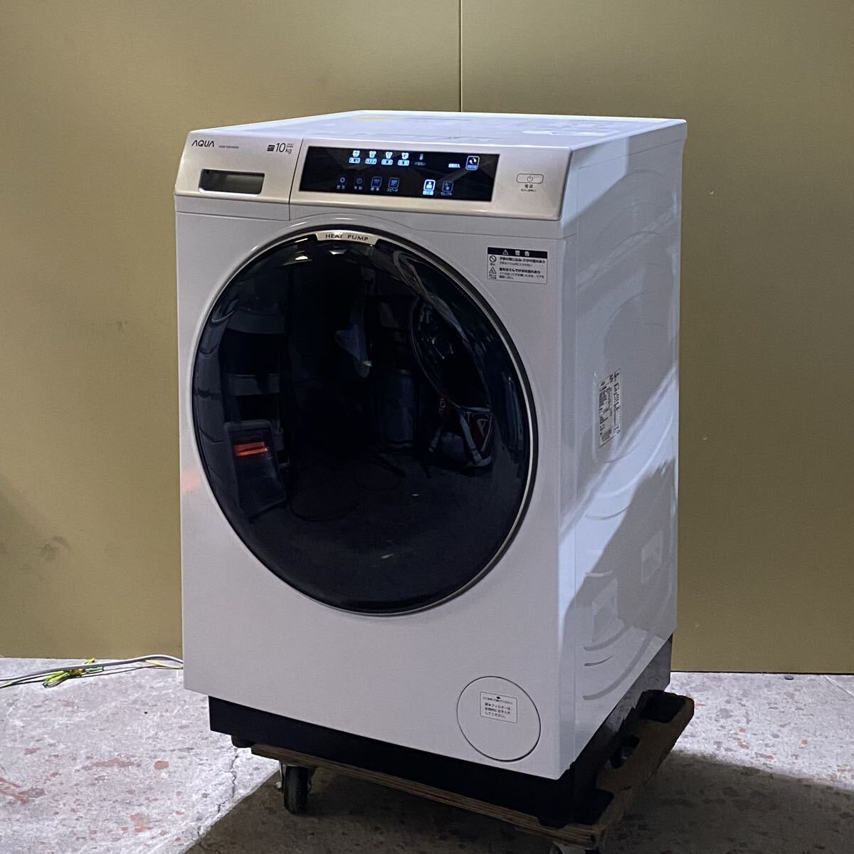 △【売り切り】AQUA/アクア 10kg ドラム式洗濯乾燥機 AQW-DM10R-L（W）2025年製 家財便Cランク《直接引取歓迎》
