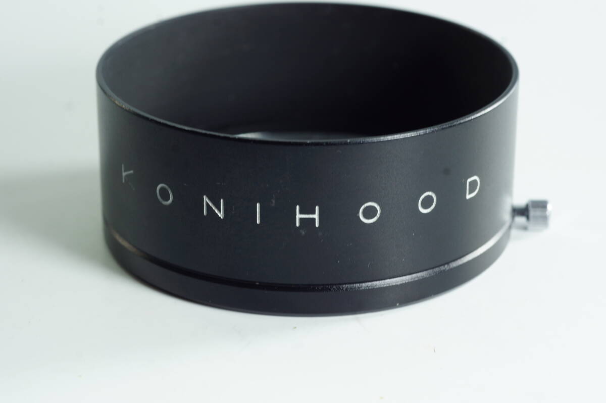 小 MINI-01 『キレイ』KONICA 57mm Konihood コニフード メタルレンズフード かぶせ式 取付部内径57mm KONICA コニカ レンズフード 2.7cm