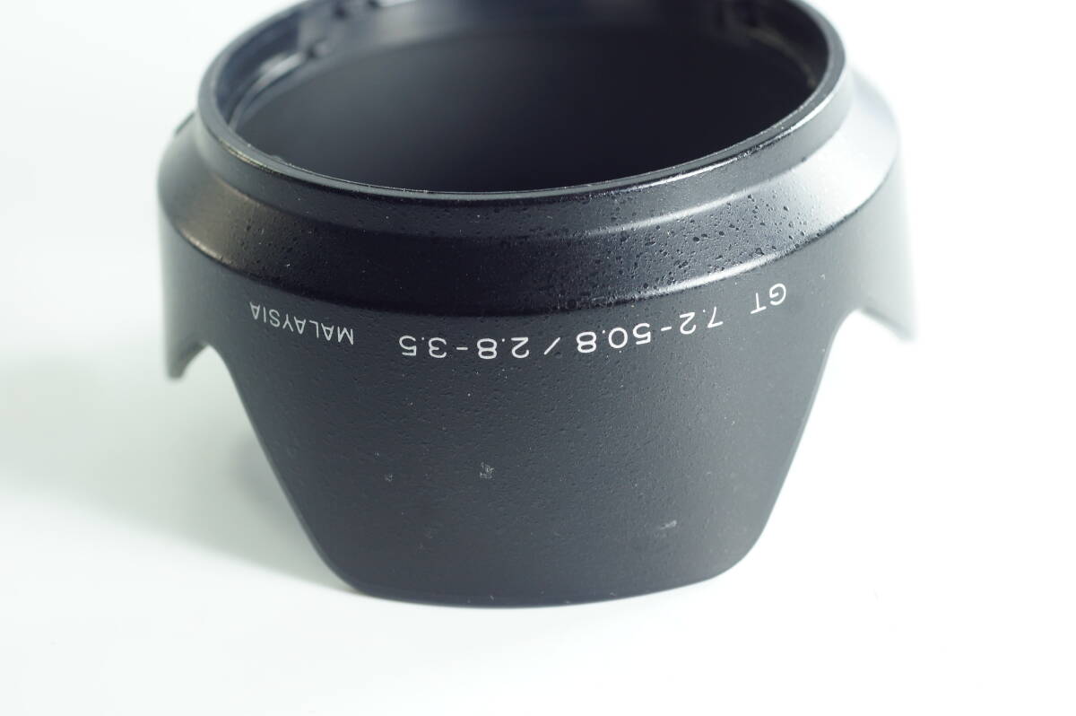 影亜『キレイ』MINOLTA ミノルタ GT 7.2-50.8 2.8-3.5 デジタルカメラ用 Dimage A1 レンズフード 黒