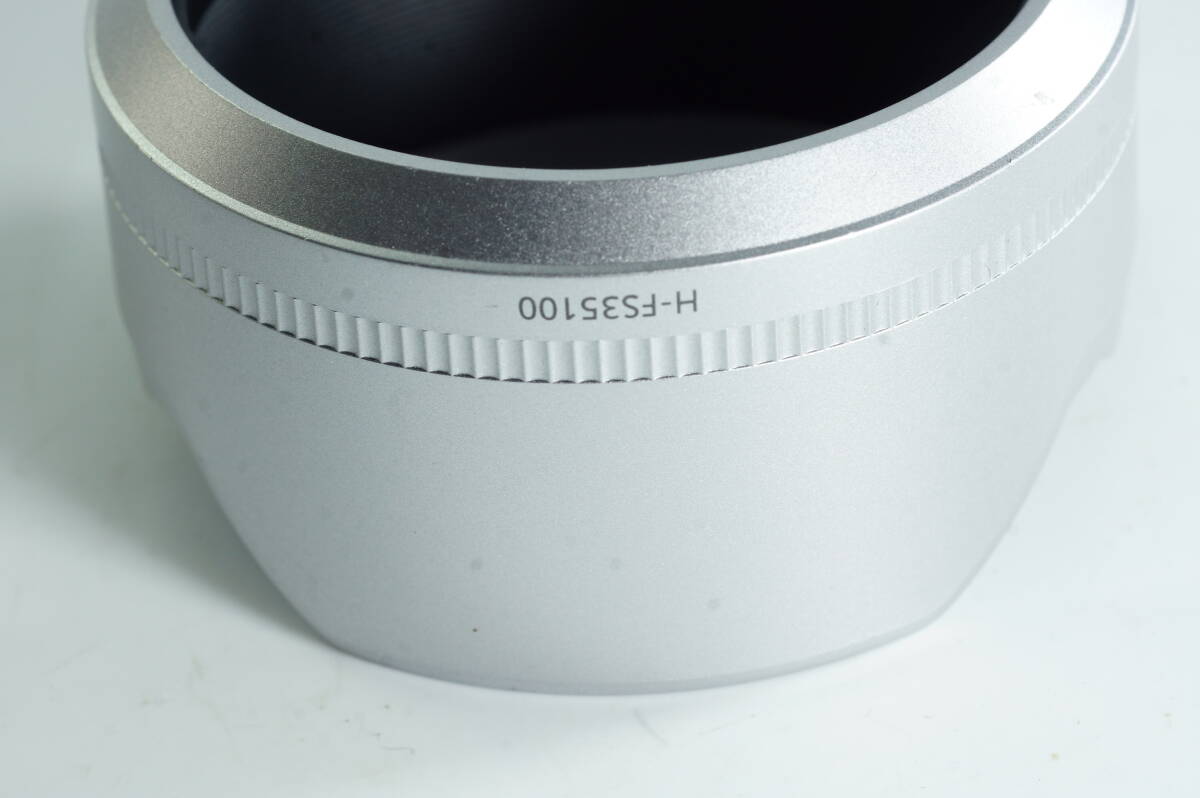 影亜『キレイ』Panasonic H-FS35100 G VARIO 35-100mm F4.0-5.6 ASPH.MEGA O.I.S. シルバー用 レンズフード マイクロフォーサーズ用