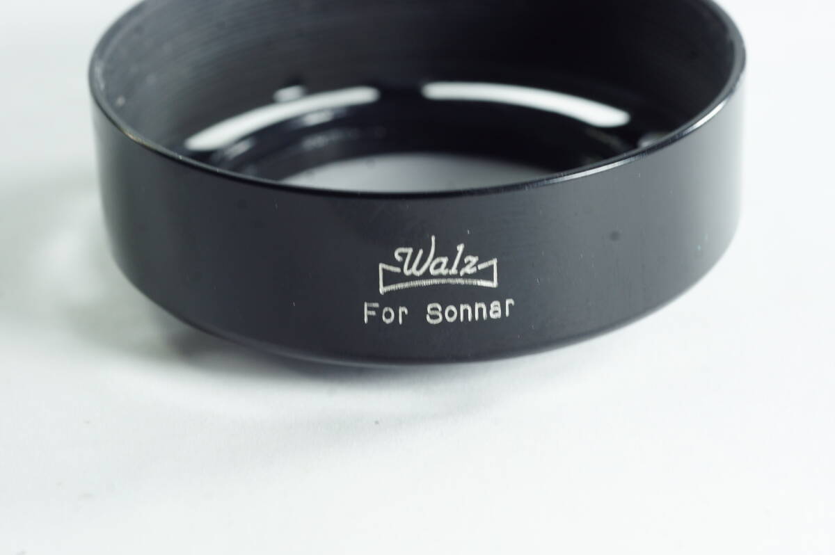 小 MINI-03『キレイ』Walz For Sonnar ワルツ 40.5mm径 レンジファインダー スリット入りメタルフード LENS HOOD SHADE