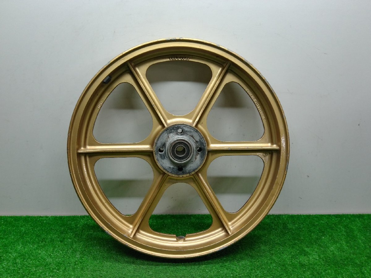 Z8D04 当時物 イントラ INTRA フロント キャストホイール 4穴 2.15×18 Z1 Z2 KZ1000MK2 Z1-R 車種不明 T BHN