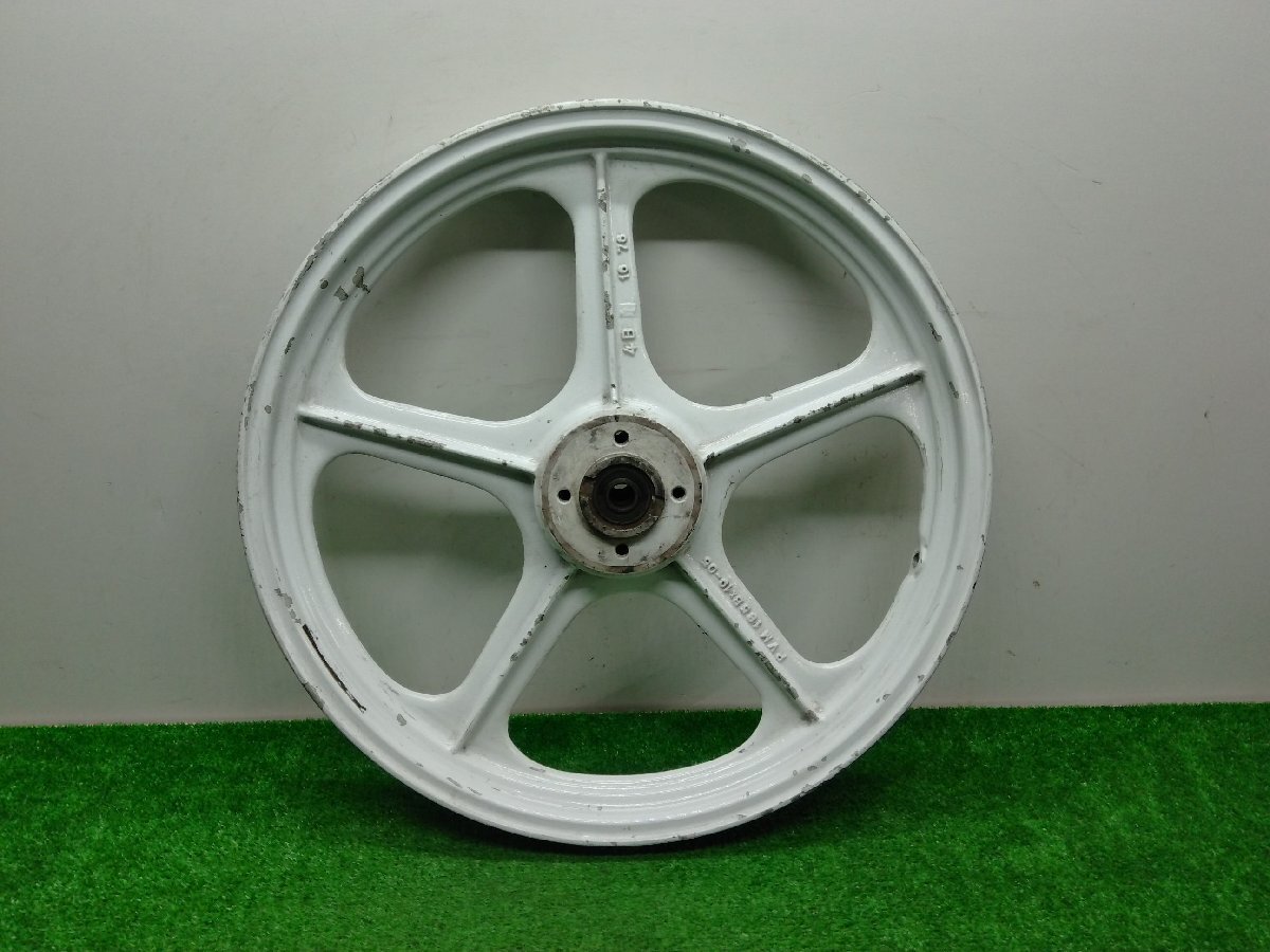 Z8D10 当時物 KZ1000MK2 Z1-R Z1 Z2 KZ900 KZ1000A Z系 4穴 PVM フロント キャストホイール T BHN