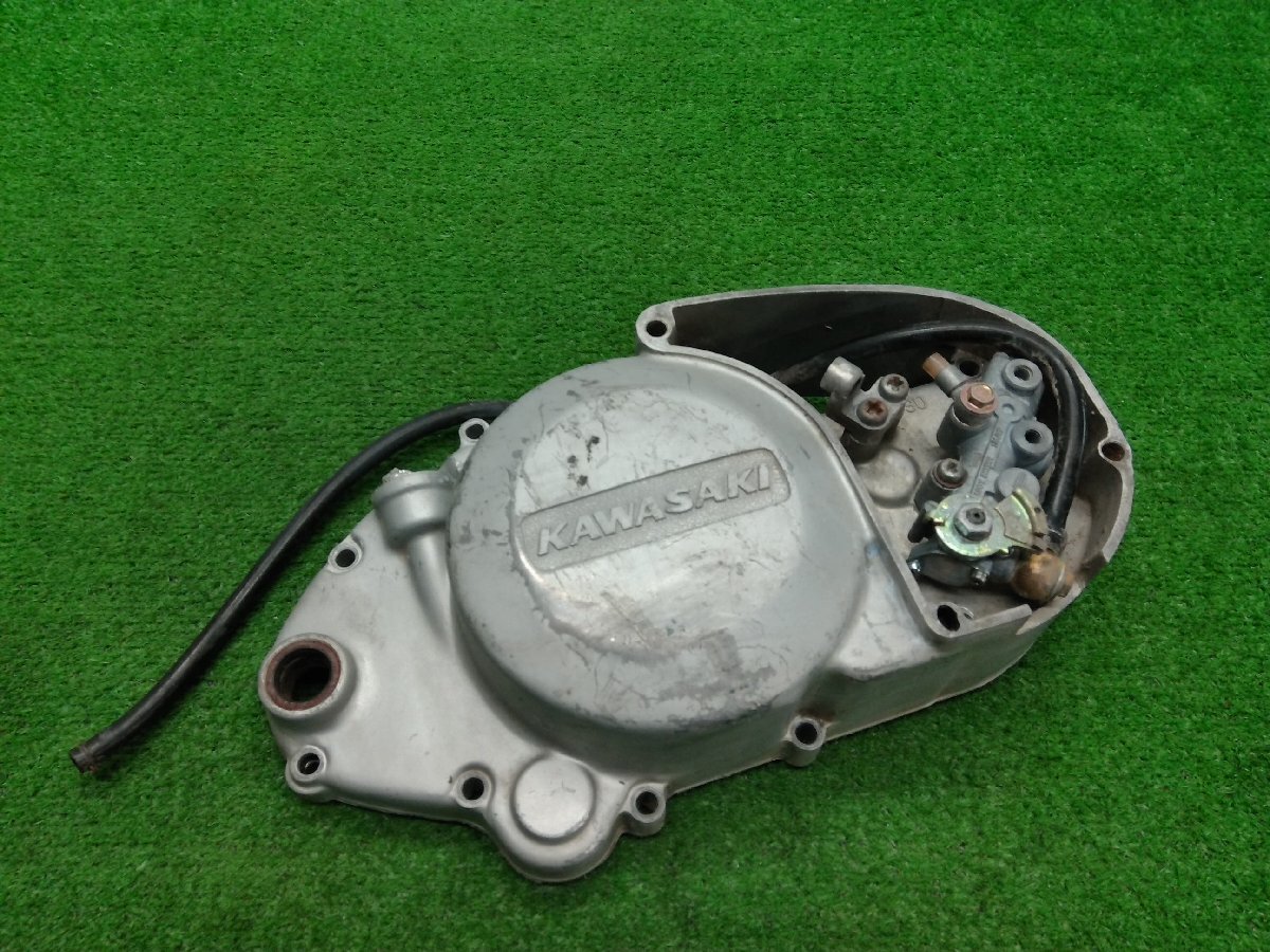 Z8D11 カワサキ 純正 350SS クラッチカバー オイルポンプ付き ベース KH250 KH400 250SS 400SS T BHN