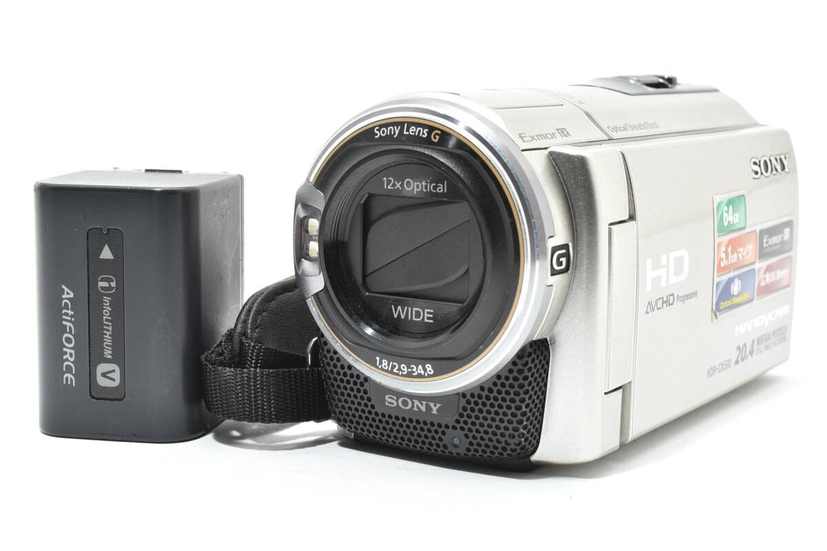 ★実用良品★ SONY ソニー HDR-CX590V HANDYCAM ハンディカム デジタルビデオカメラ ＃3981