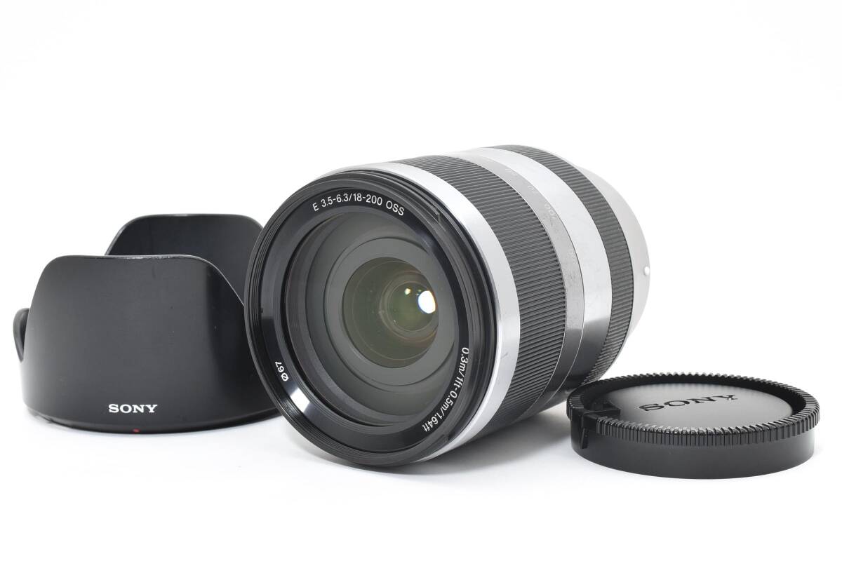 ★実用品★ SONY ソニー E 18-200mm F3.5-6.3 OSS 【SEL18200】望遠ズームレンズ ＃4016