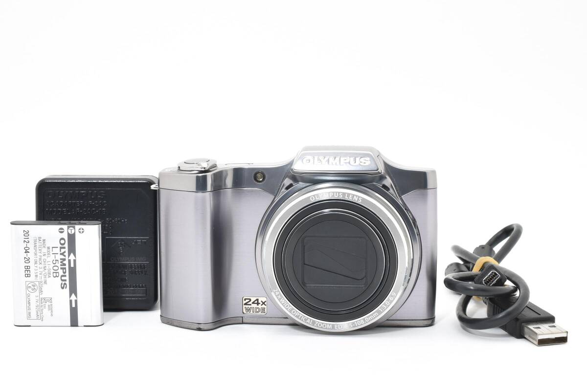 ★実用良品★ OLYMPUS オリンパス SZ-14 コンパクトデジタルカメラ コンデジ ＃4025