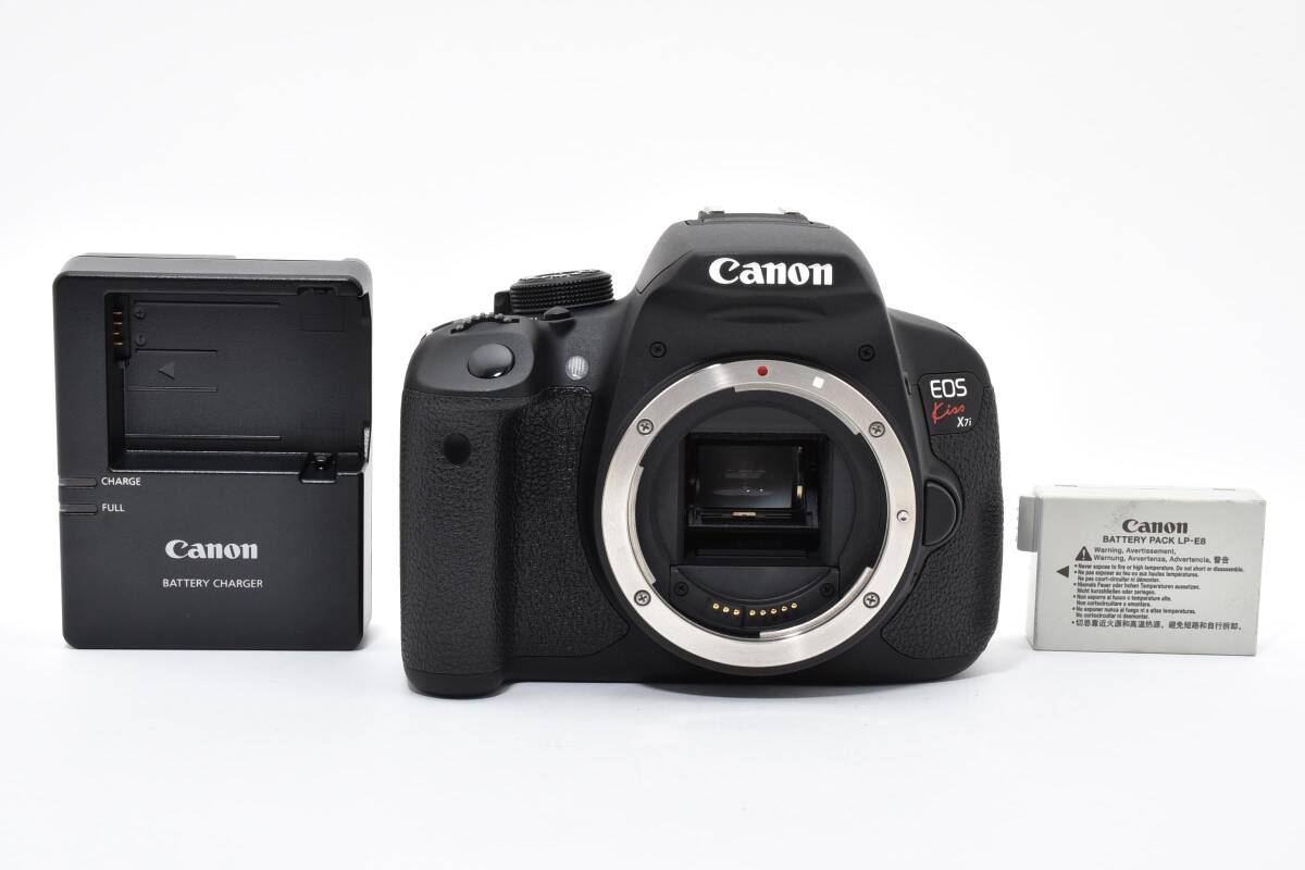 ★ショット数:約4,000回 4%!!★ Canon キャノン EOS Kiss X7i ボディ デジタル一眼レフカメラ 現状品＃4042