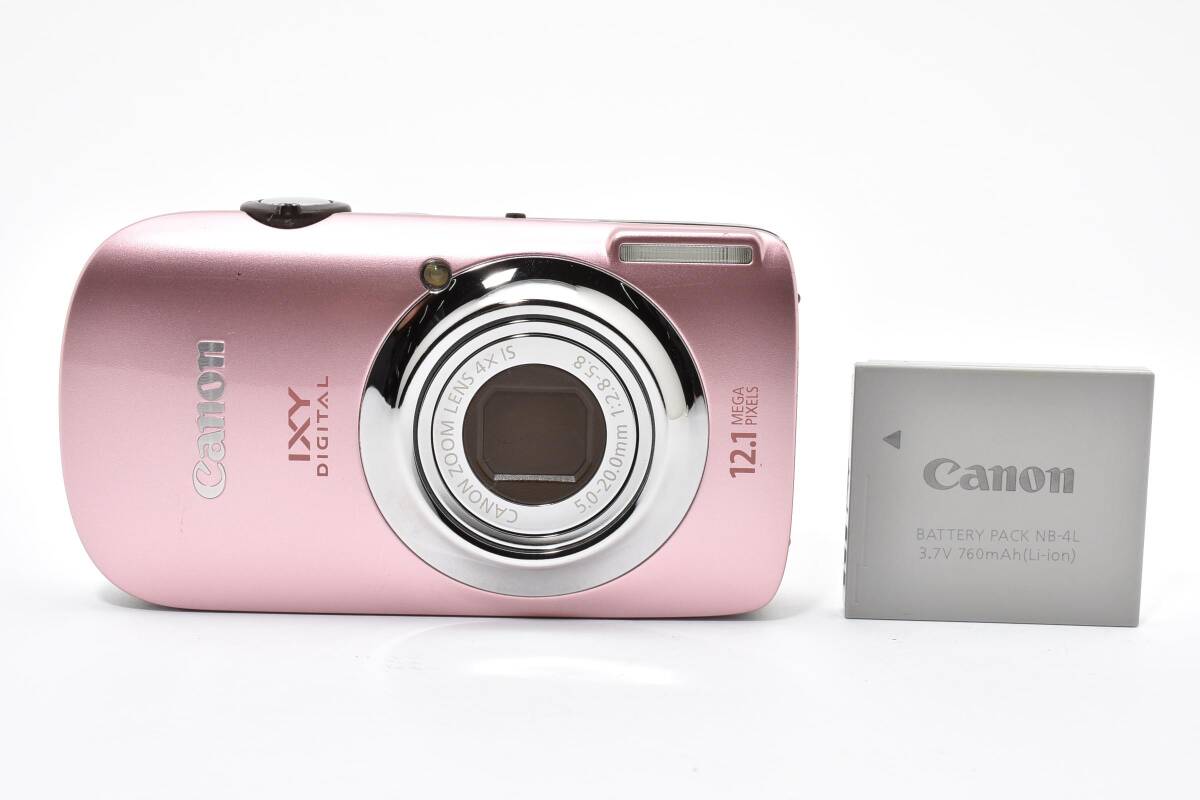 ★実用品★ Canon キャノン IXY DIGITAL 510IS PC1356 ピンク イクシー デジタル コンパクトデジタルカメラ コンデジ ＃4057